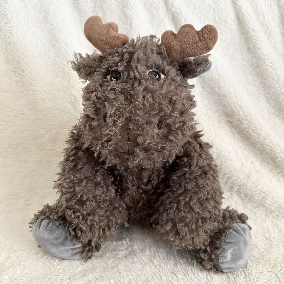 Manhattan Toy Co Curly Q Moose Woodland Plush 16” Stuffed Animal Toy Forest - Picture 1 of 6